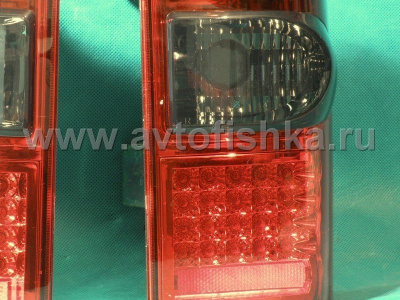 Nissan Patrol GR II Y61 (98-04) фонари задние светодиодные красно-тонированные, комплект 2 шт.