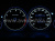 Audi 100 C4; C3 (88-94) светящиеся шкалы приборов - накладки на циферблаты панели приборов, дизайн № 1